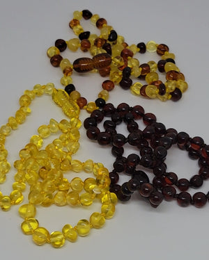 Natural Baltic Amber Teething Necklace