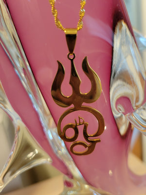 TAMIL TRISHUL OM PENDANT