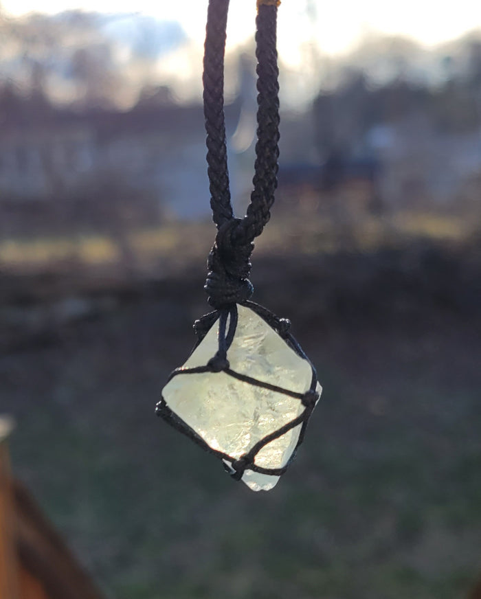 FLUORITE GEMSTONE NECKLACE