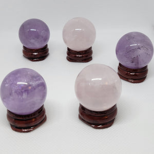 CRYSTAL HEALING SPHERES