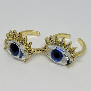 3RD EYE LASHED STATEMENT RING