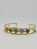 RAINBOW HEARTS BANGLE