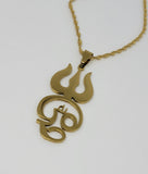 TAMIL TRISHUL OM PENDANT