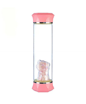 POWER QUARTZ STONE DRINKING GLASS BOTTLE